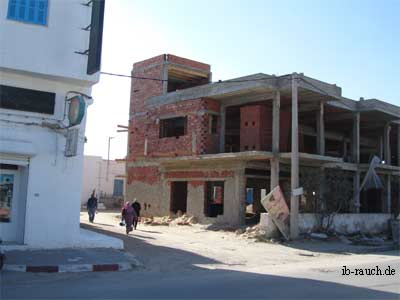 Stahlskelettbau auf Djerba