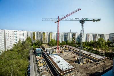 Großbaustelle Hochbau