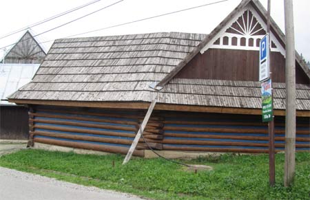 Gebäude in Blockbauweise